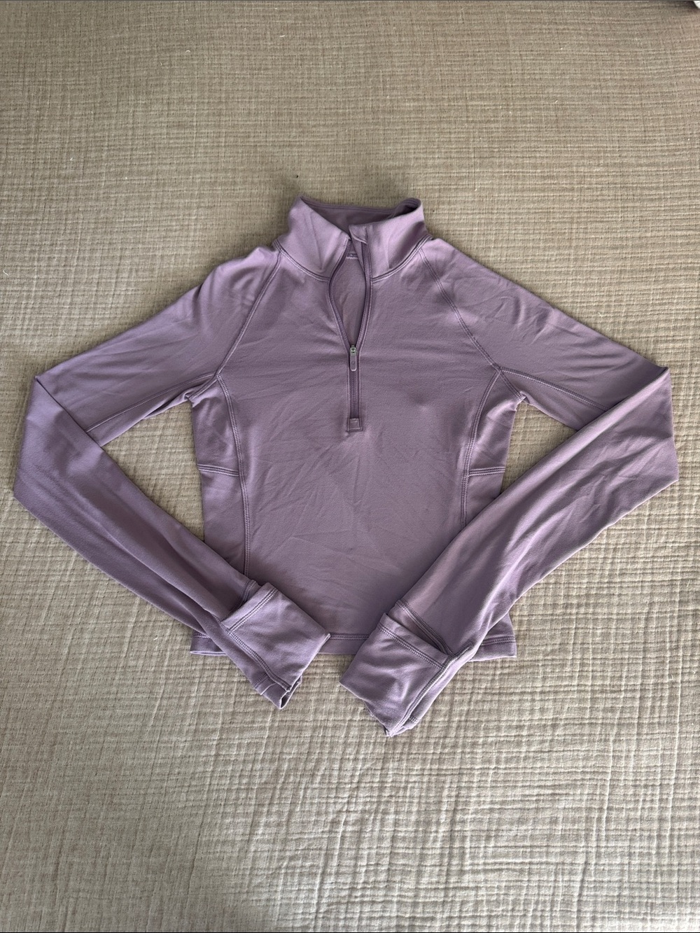 lululemon athletica Lavender Quarter-Zip Pullover
